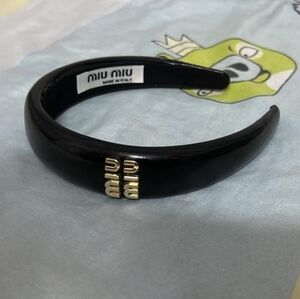 Black Miu Miu Headband